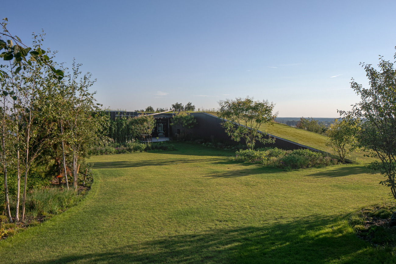35 35 slope house 77 studio architecture poland night