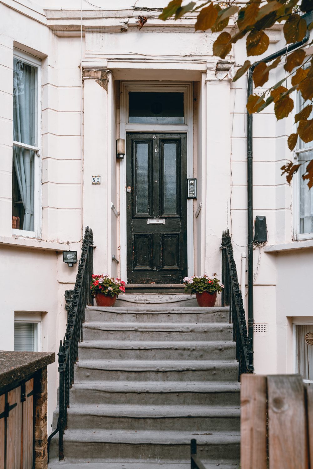 Orange front door color paint meaning