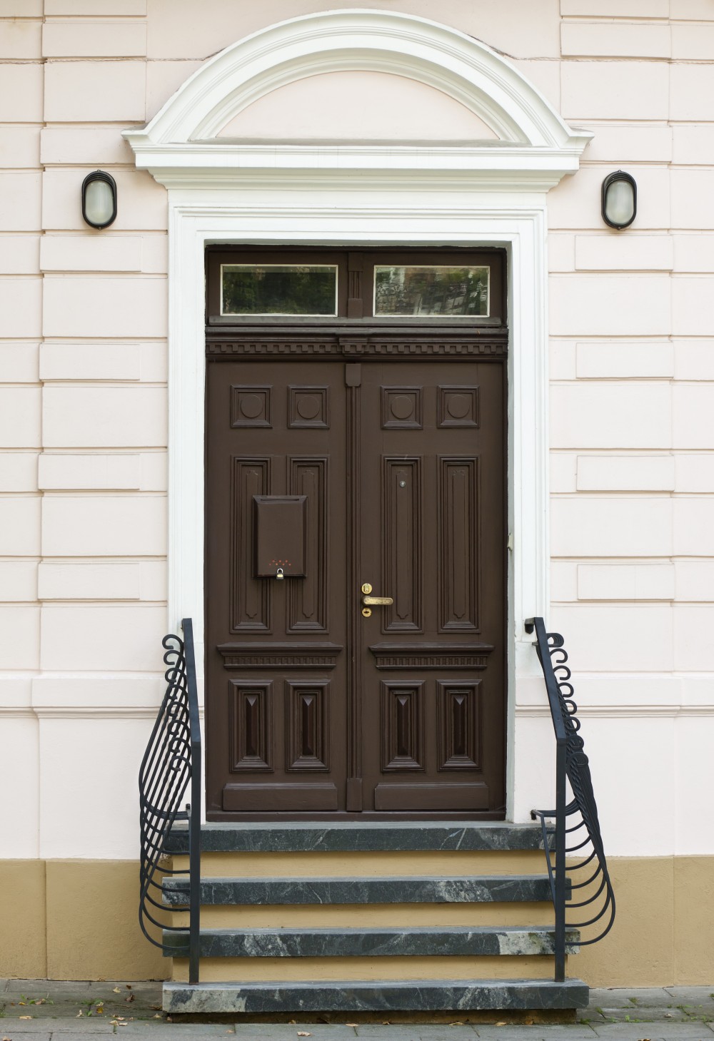 Orange front door color paint meaning