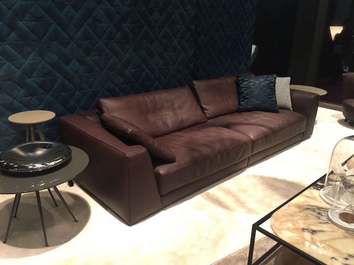 Brown floor lamp
