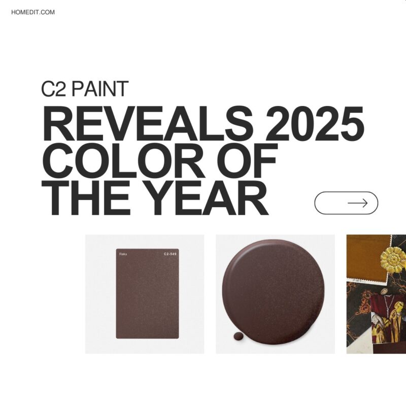 C2 Paint Reveals 2025 Color of the Year, and We Can’t Get Enough of This Earthy Color