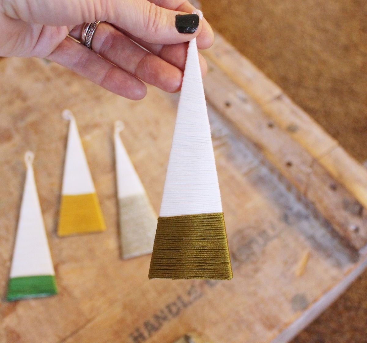 Colorful Scandinavian mini Trees