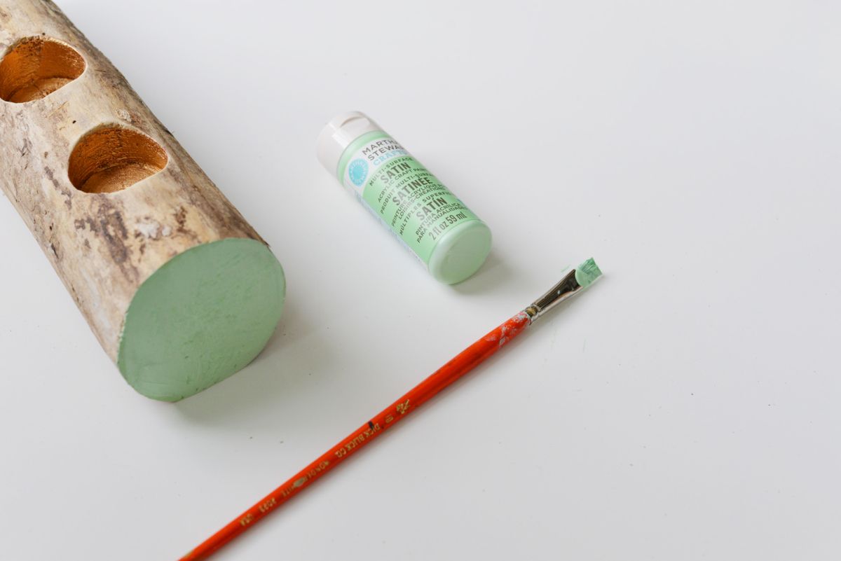 DIY Branch Candle Holder - Accent color