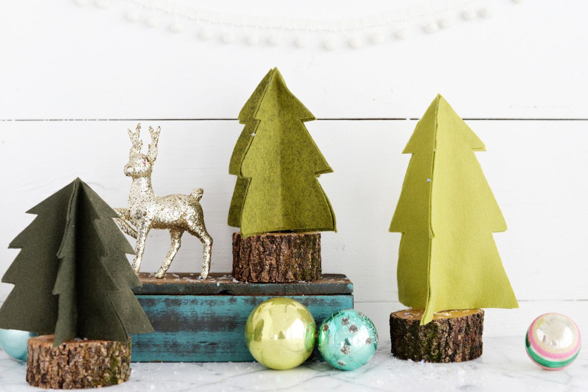Felt Christmas Trees DIY