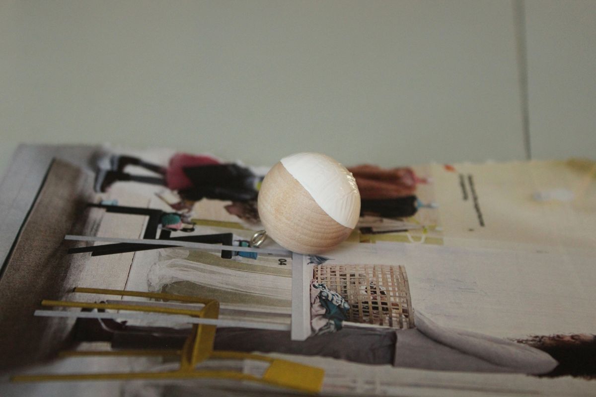 DIY Scandinavian Wooden Ornaments - let it dry