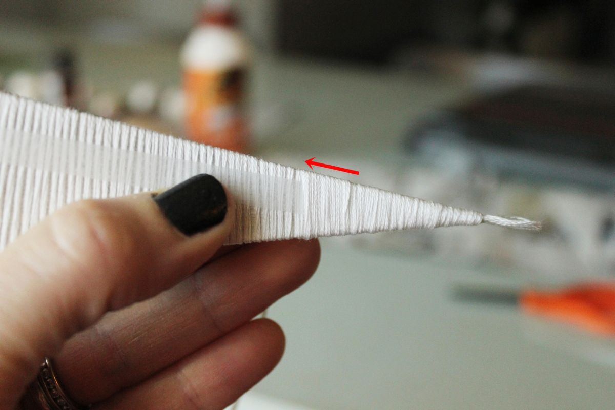 DIY String Tree Ornaments top