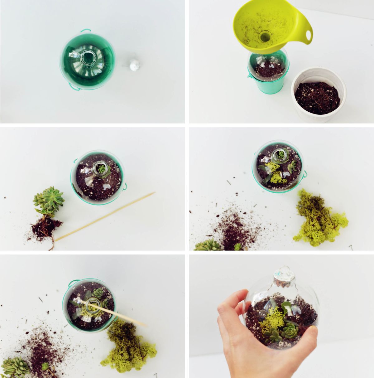 DIY Terrarium Ornaments Instructions