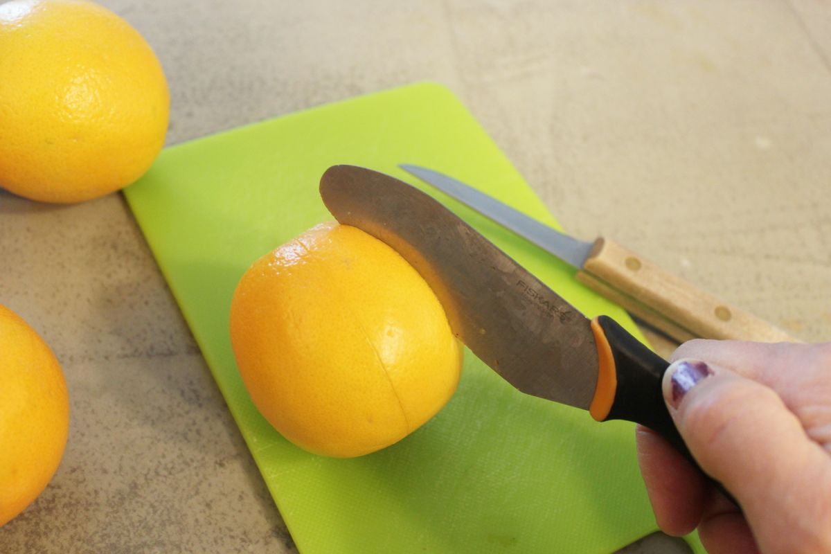 How to decorate a Christmas tree with natural ornaments dried orange
