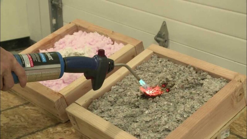 Does Loose-Fill Insulation Burn?