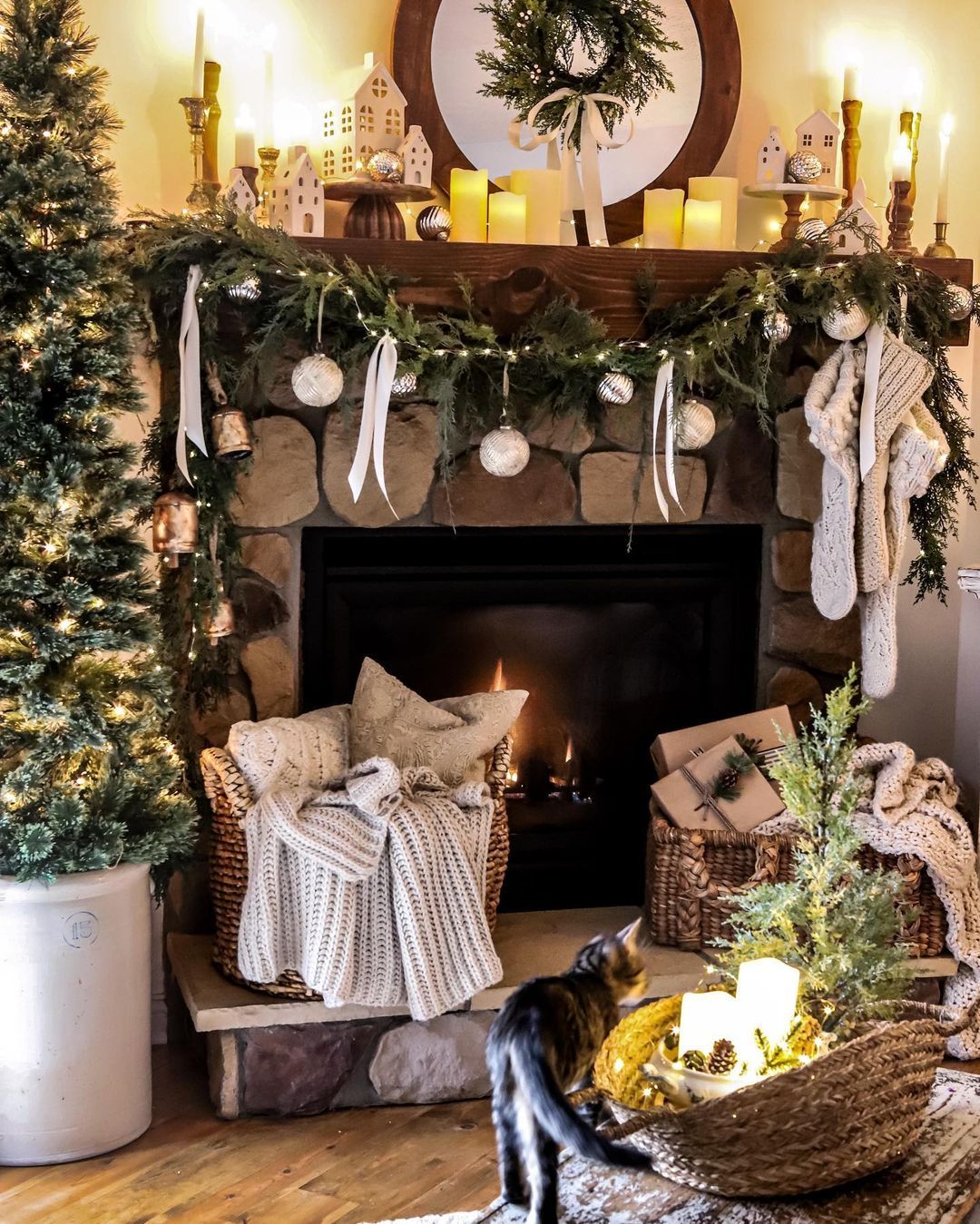 Make the most of a fireplace