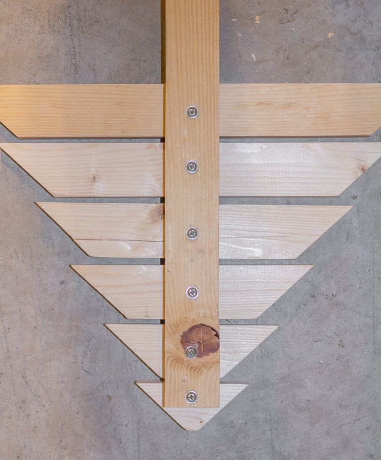 Modern Wood Christmas Tree DIY - Fix