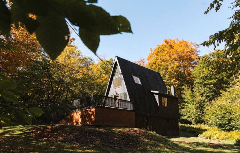 Test Drive Tiny Home Living in this A-Frame Airbnb