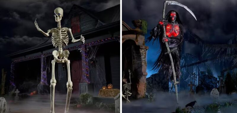 Popular Halloween Decor in Stock at HomeDepot, Including the 12 ft Servo Skelly
