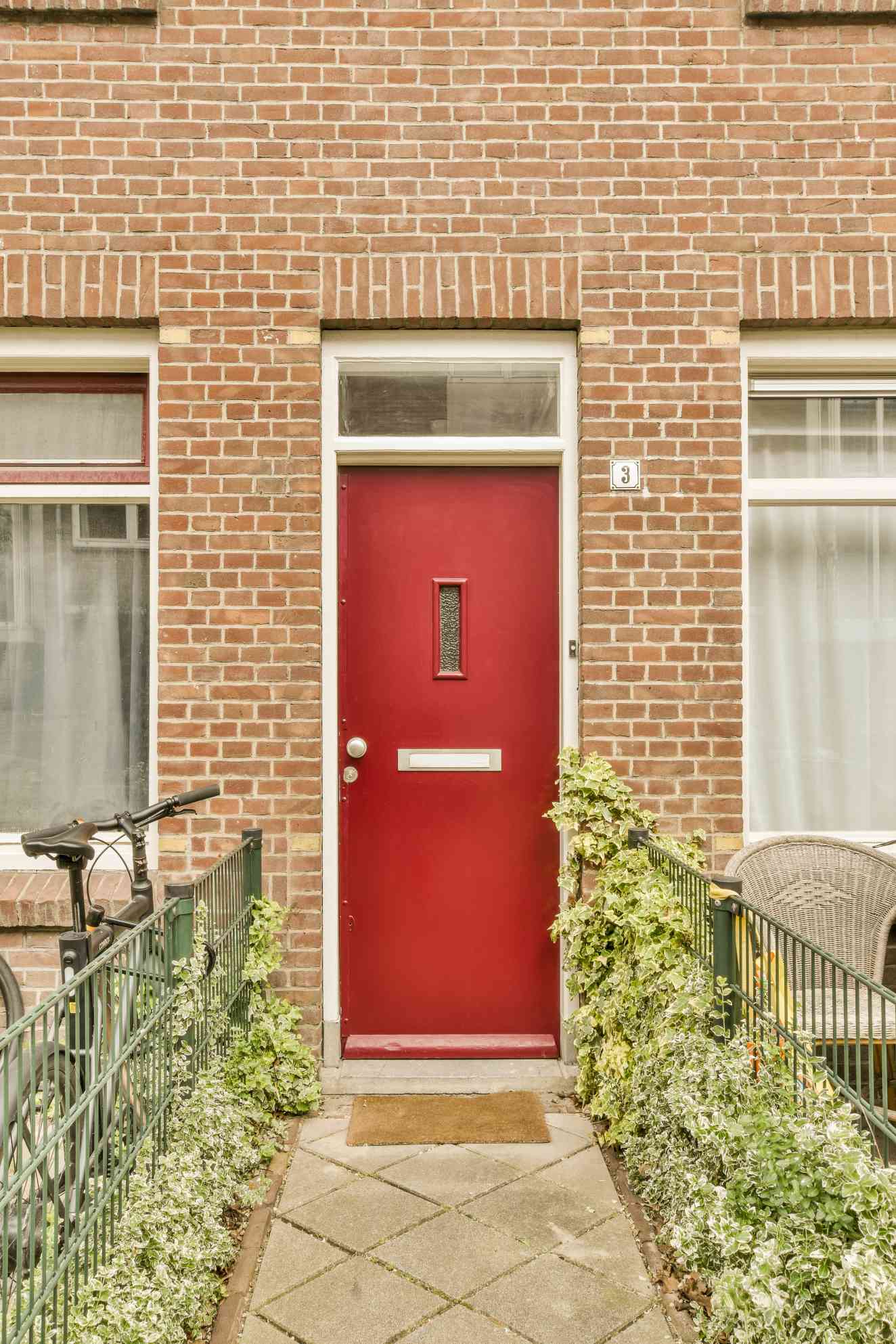 Orange front door color paint meaning