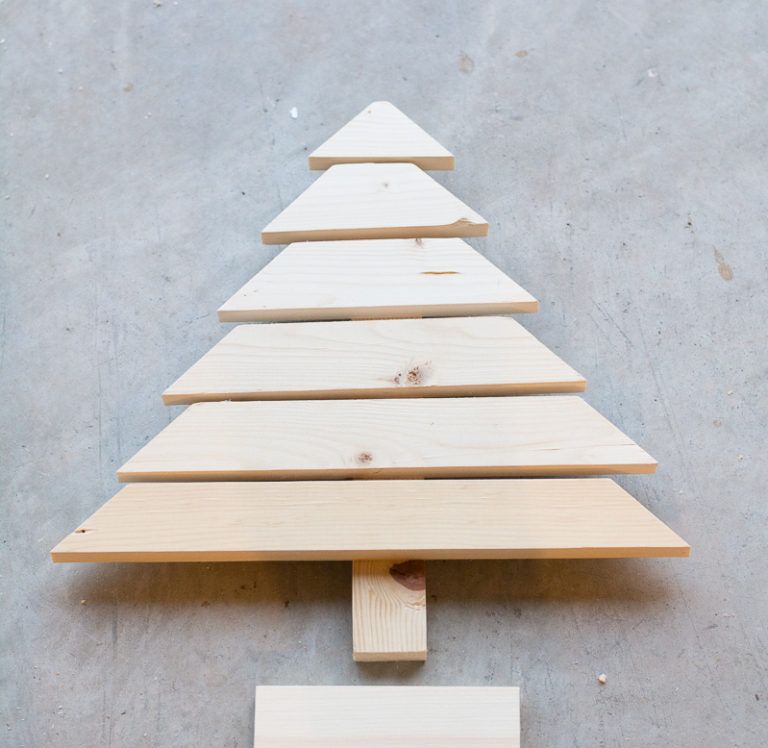 Sand all Wood For Christmas Tree