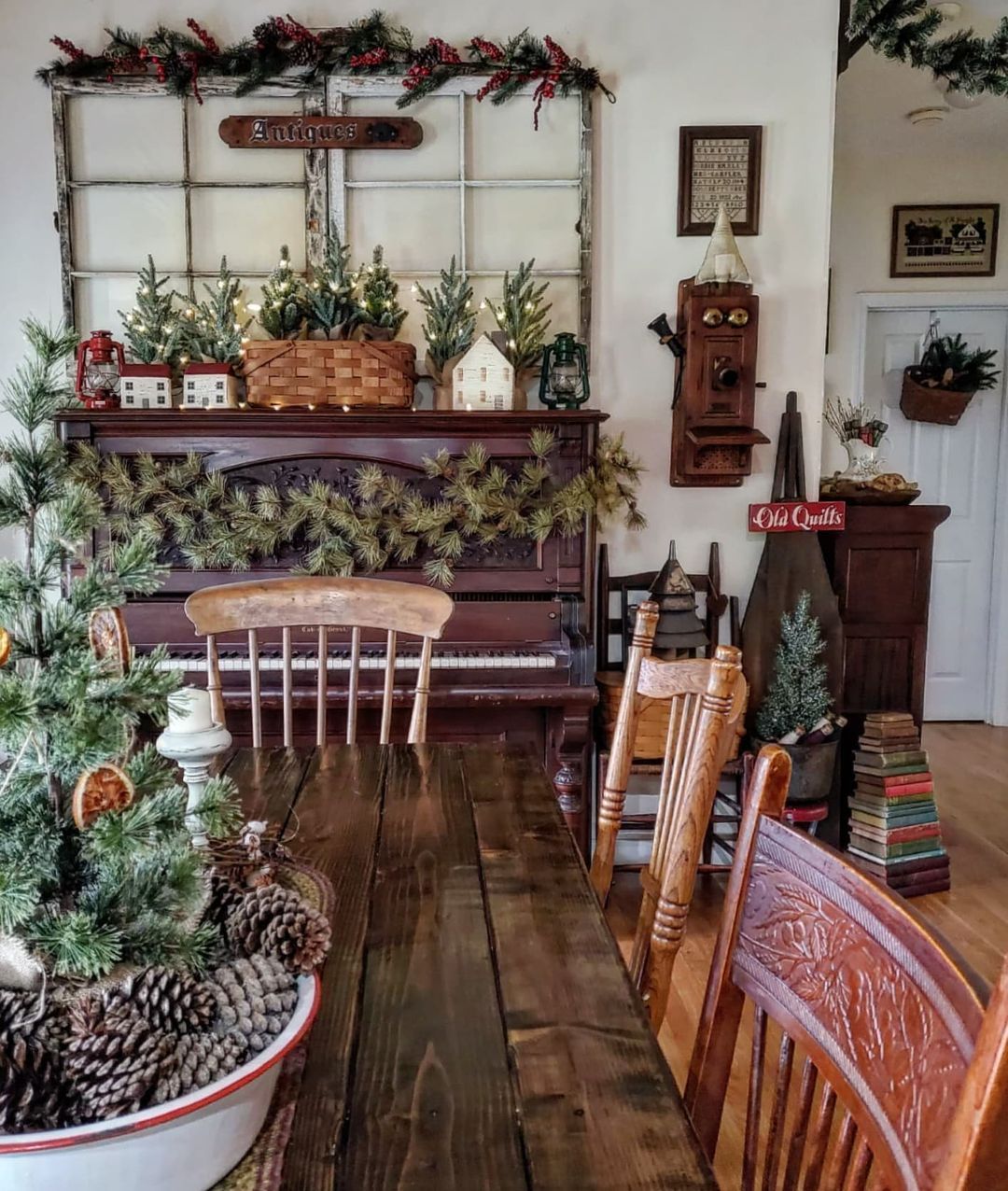 rustic christmas decorations